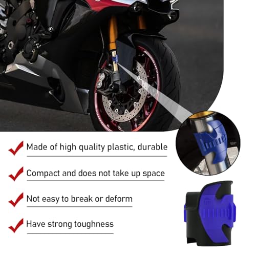 Image of povtii 2PCS Motorcycle Fork Seal Cleaner Tool, Fork Seal Cleaner Fits 45-55mm Seal Mate Oil Level, Universal Cleaning Shock Repairing Absorber Tool, Dirt Bike Motorcycle Accessories (Blue)