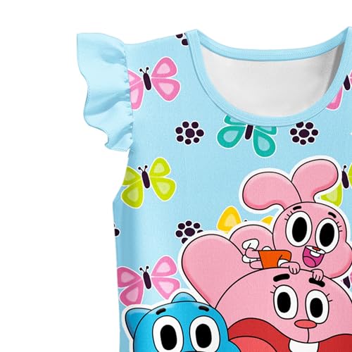 Marcobey Kids Cartoon Shorts Set Boys Girls Amazing Casual Outfits for 3-12 Years3