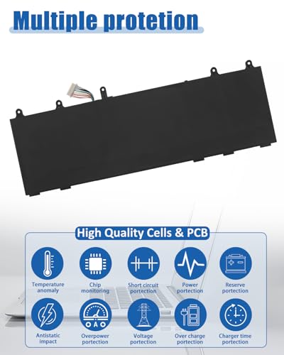 Image of 76Wh WP06XL M73470-005 Battery Replacement for Hp Elitebook 830 835 840 845 860 865 G9 /G10, Elitebook X360 1040 G9 /G10, ZBook Firefly 16 G9 /G10 Series M64308-171 - 11.58V 6304mAh 3-Cell