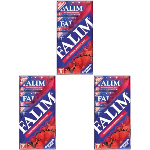 Falim 15'li Paket Işıl Çilek Şekersiz Sakız 35 gr