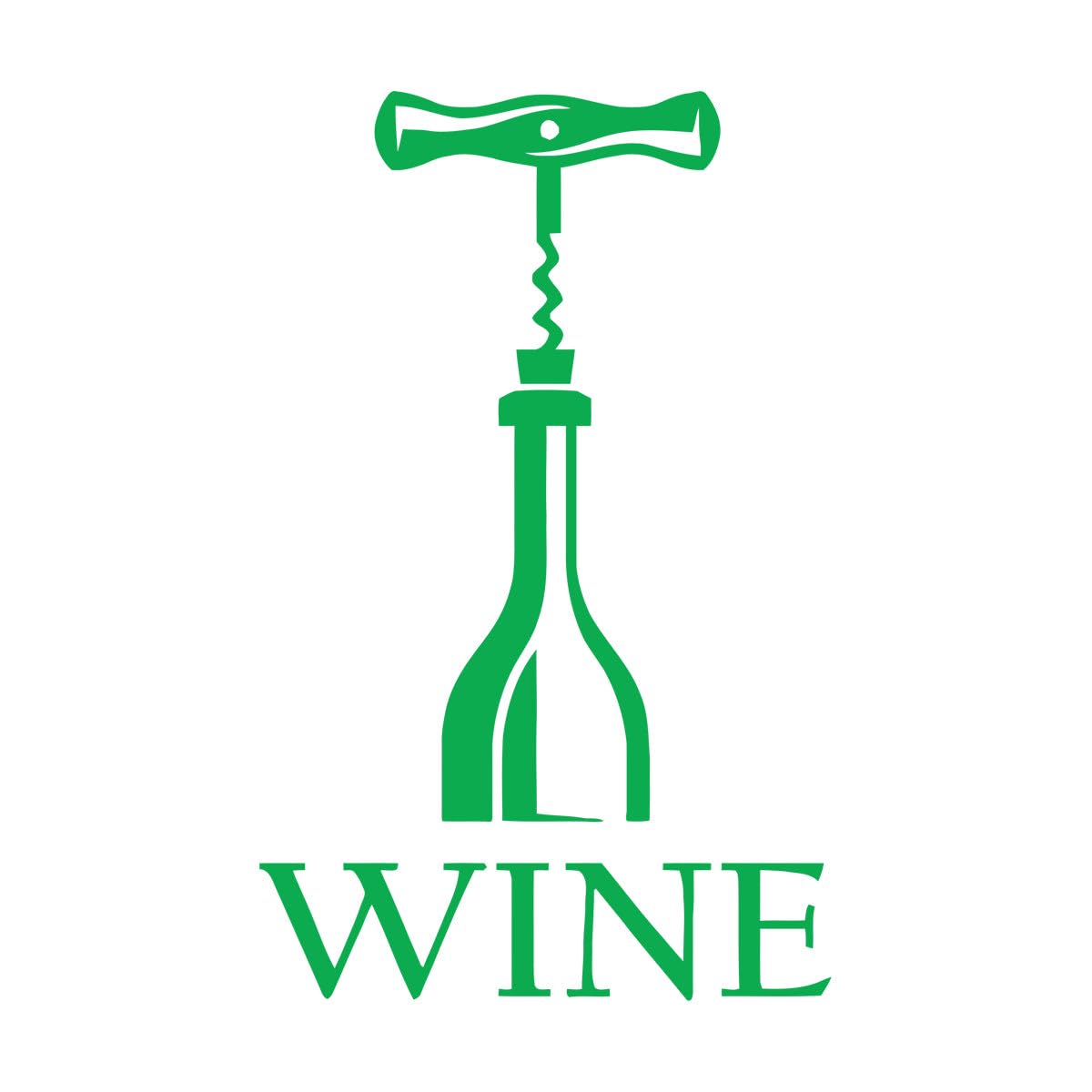Bar Wine Wall Stickers Corkscrew Alcohol Bottle Opener Vinyl Wall Decal Dining Room Kitchen Home Decor Art Removable Extra Large - 65x105cm โ image 1