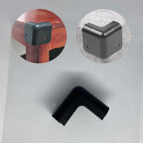 Image of Speaker Corner Protector Sdjdhej 10 Piece Black Square Iron Suitable for Home Audio Amplifier Stage Casing Cabinet Corner Protection Device Corner Protection Sleeve