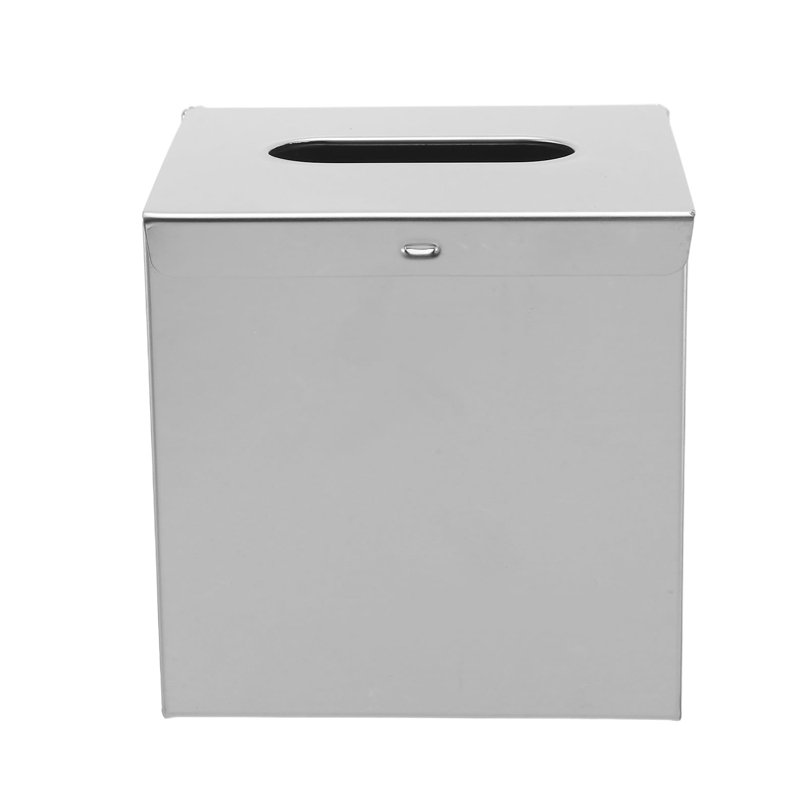 Boîte à mouchoirs pour salle de bain et bureau en acier inoxydable