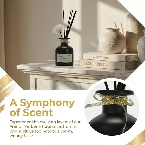Reed Diffuser Verbena Citrus 130ml Fragancia para Hogar miniatura 4