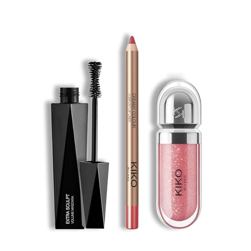 KIKO Milano 3D Hydra Lipgloss 17 +07 + Extra Sculpt Volume Mascara