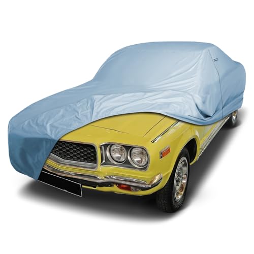 Image of iCarCover Premium Car Cover for 1972-1978 Mazda RX-3 Heavy Duty Waterproof All-Weather Automobiles Custom Fit Indoor Outdoor UV Snow Protection Covers with Straps and Bag