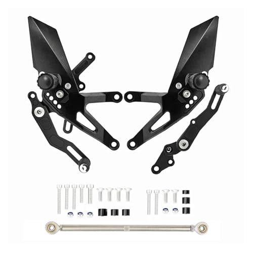 Repose-pieds réglables moto noirs : pédale recul CBR650R CBR650F 2019-2021