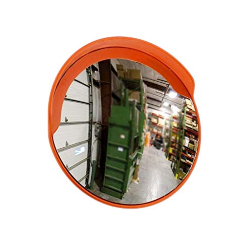Miroir de sécurité convexe grand angle 30cm pour moniteur de roulement