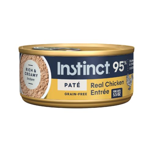 Instinct Original Grain Free Real Chicken Recipe Natural Wet Canned Cat Food 5.5 Ounce (Pack of 12)