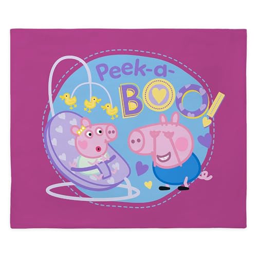 CafePress Peppa Pig: Peek A Boo King Duvet Cover, Printed Comforter Cover, Unique Bedding