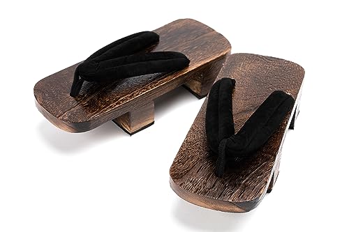 Image of Japanese Shoes Geta Wooden Clogs with Tabi Socks for Men Women