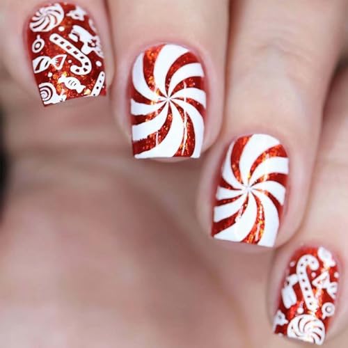 30 Candy Cane Nails That'll Make Your Manicure the Sweetest of the Season 5 N/A