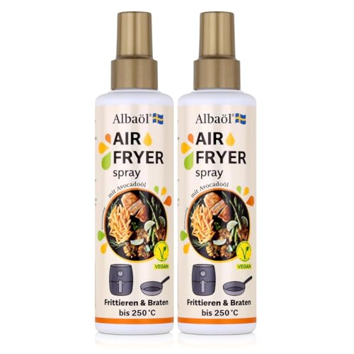 Albaöl - Air Fryer Spray, 2 x 190 ml Flasche I...