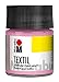 Produktbild Marabu 17160005236 - Textil Stoffmalfarbe für helle Stoffe, Hellrosa 50 ml, Druckfarbe auf Wasserbasis, waschbeständig bis 60°C, Fixierung durch Bügeln o. Backofen