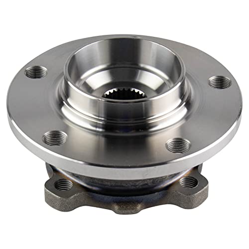 Image of TRQ Left and Right Wheel Bearing and Hub Assembly Set 2 Piece Compatible with 11-16 Mini Cooper Countryman 11-16 Cooper Countryman S ALL4 13-16 Paceman 13-16 Paceman S ALL4