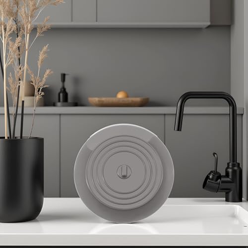 2 piezas tapones circulares delgados de silicona para desagüe miniatura 2