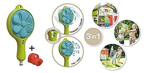 Smoby 7600810914 3-in-1 Gartendusche, Blau, Grün 810914