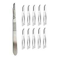 Skalpell No 15 mit Skalpell -griff - Sterile Einmach-rasierer -haube, Autopsie, Pediküre, Pediküre, Funktion Eines Smartphones