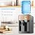 Housiwill Top-Loading Hot & Cold Water Cooler for 1.2–5 Gallon Bottles, Countertop Water Cooler Dispenser with 3 Temperature Settings & Removable Drip Tray, an Essential for Kitchen, Office, & Dorm