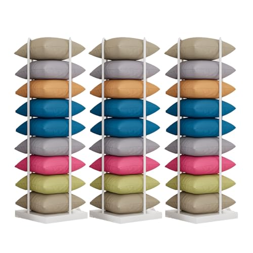 LZMZMQ Household Pillow Storage Rack for Bedroom, 56
