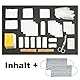 PETEX 43920005 Verbandkasten Inhalt nach DIN 13164:2022, blau