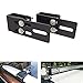 RIGIDON 2Pcs Staffa luce per portapacchi auto, Supporto di montaggio per barra toro paraurti per portapacchi per barra luce led Auto fuoristrada SUV 4x4 ATV