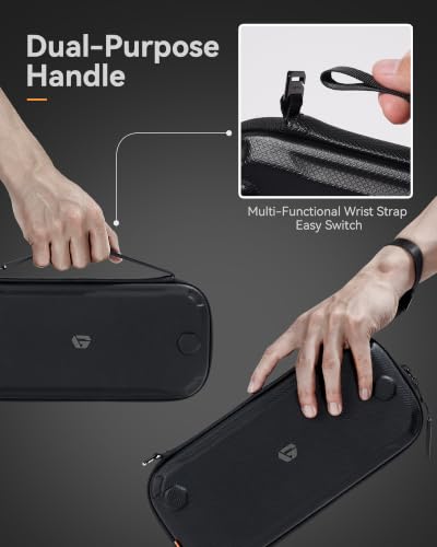 Image of Slim Switch 2 Carrying Case, Protective Hard Shell Case with 12 Game Card Slots, Portable Lightweight Travel Case for Switch 2 with Military-Grade Protection, Soft Inner Screen Cover, Tactical Style