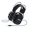Alesis DRP100 – Audio-Isolation Electronic Drums Headphones for Monitoring, Practice or Stage Use with 1/4″ Adapter and Protective Bag, Black