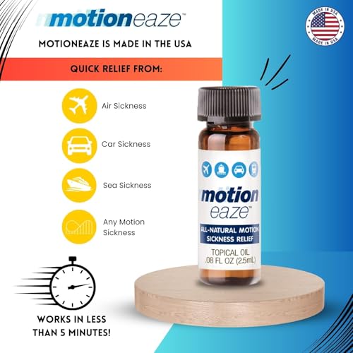 MotionEaze Sickness Relief, All-Natural Topical Liquid, 2.5 ml