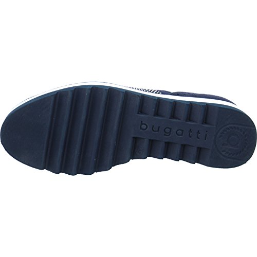 Bugatti Women Blue Lace Up Boat Shoes-3 UK (36 EU) (4 US) (411-41104-6400-4000)