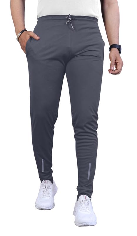 Image of NoseQueen Regular Track Pants for Man | Men Trackpant | Night Pants for Man with with Zippered Pockets, Drawstring Waist