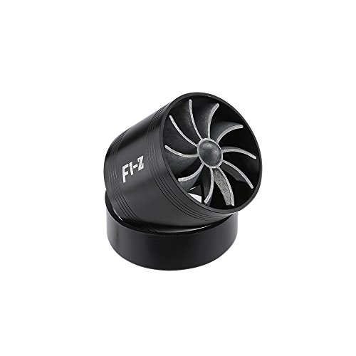 Honeytecs Entrada de Filtro de Ar de Poupança de Gás de Combustível Universal Único/Duplo Turbocompr