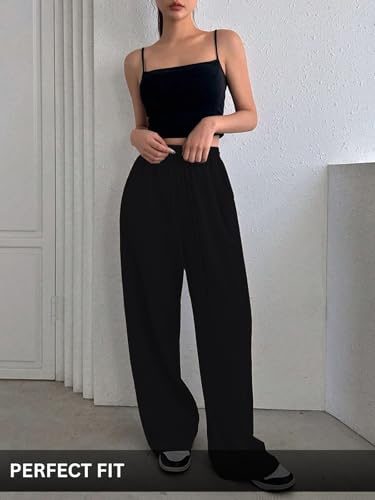 Image of GRECIILOOKS Women Trousers for Women | Women Trousers | Women's High-Waisted Pant | Women Trousers Pants | Korean Trousers for Women