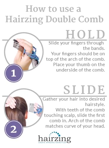 Hair Hugger para cabello fino, corto y liso - Double Comb miniatura 5