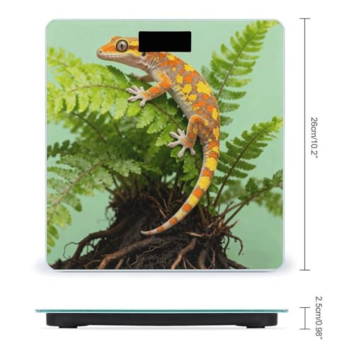 Báscula digital Crested Gecko para baño 400 lb miniatura 2