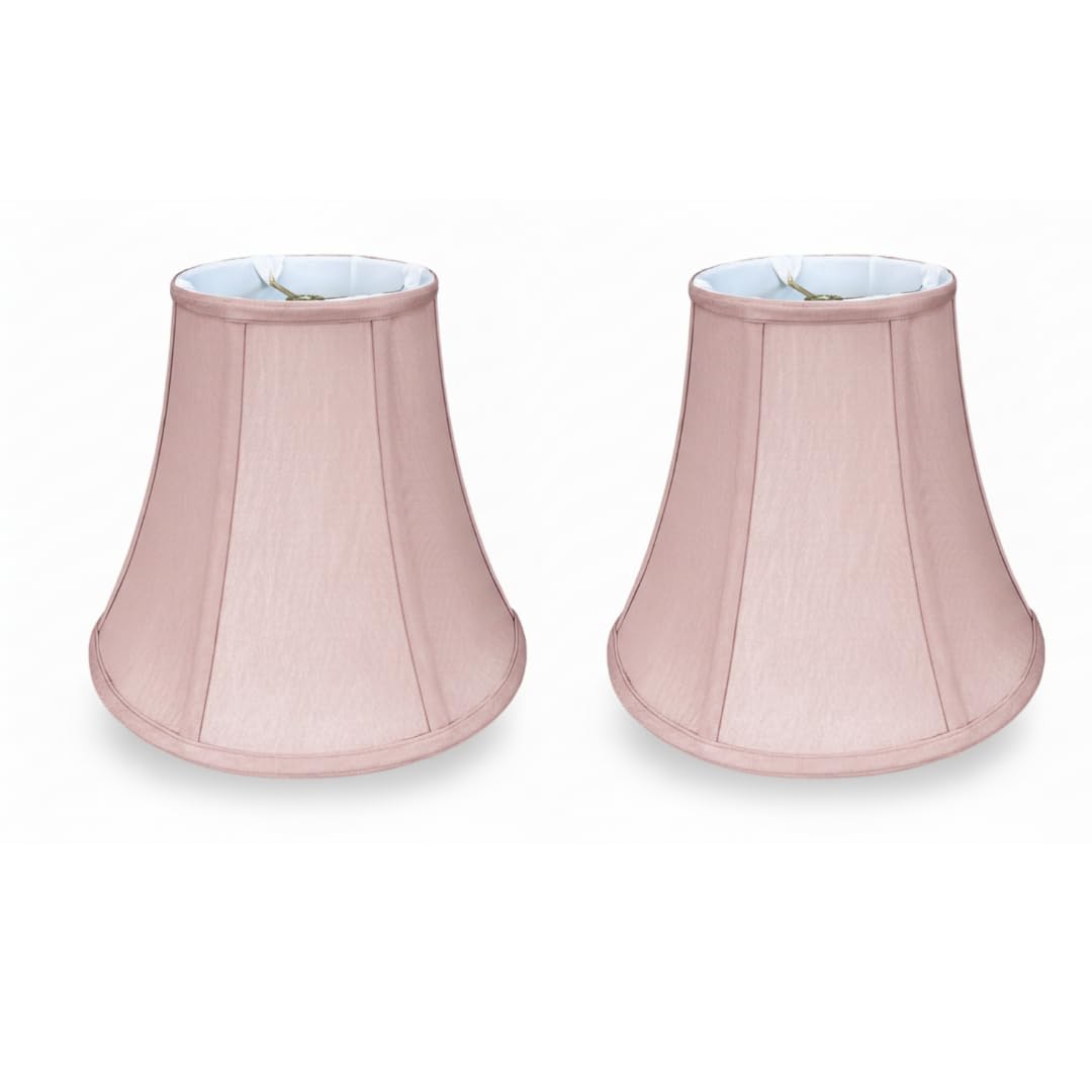 Royal Designs, Inc. BSO-704-12PNK-2 True Bell Basic Lamp Shade, 6.5 x 12 x 10.5, Pink, 2-Pack