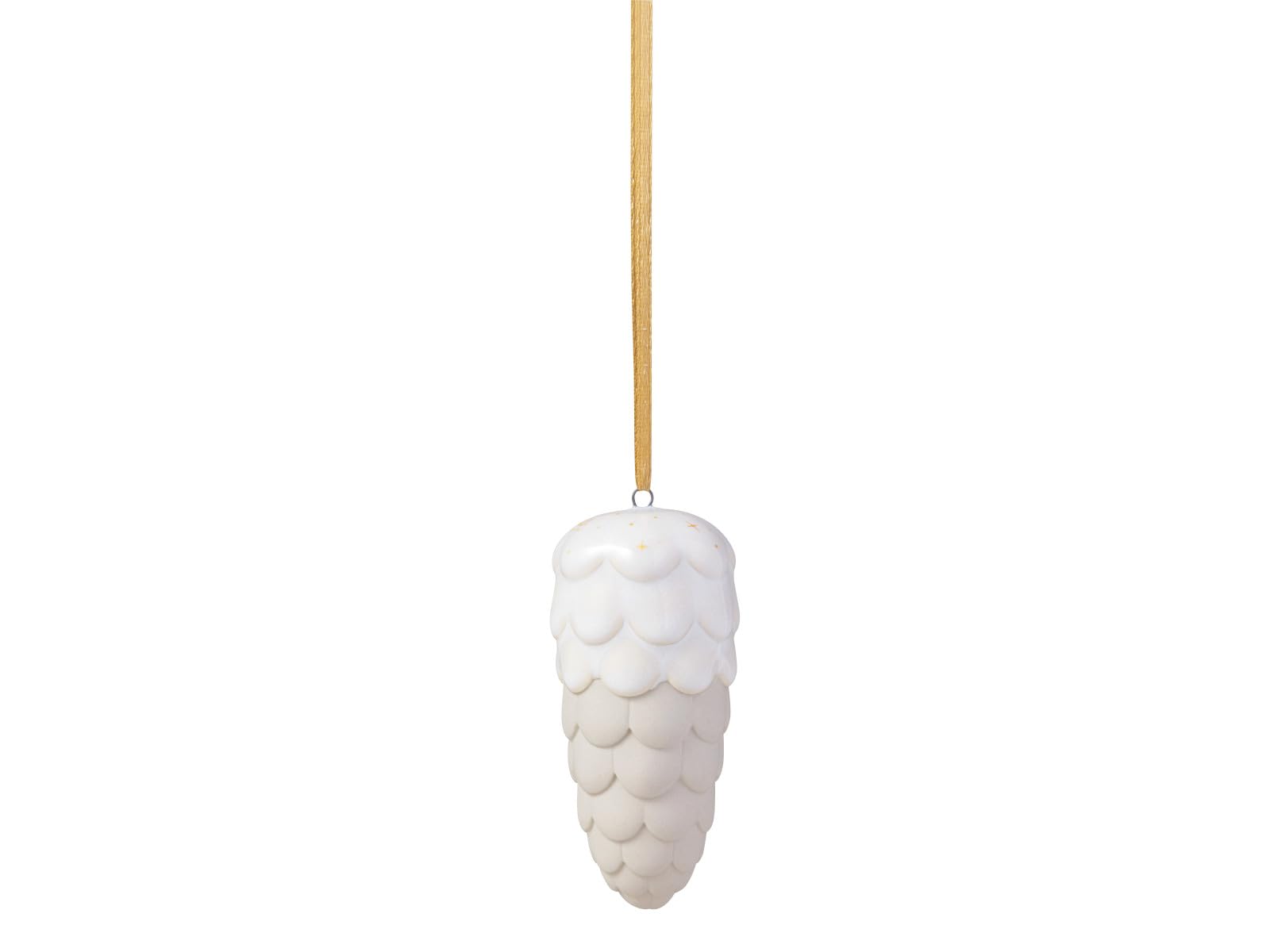 like. by Villeroy & Boch – Winter Glow ozdoba szyszka jodłowa, dekoracja świąteczna z porcelany Premium, ozdoba choinkowa, 4 x 4 x 9 cm