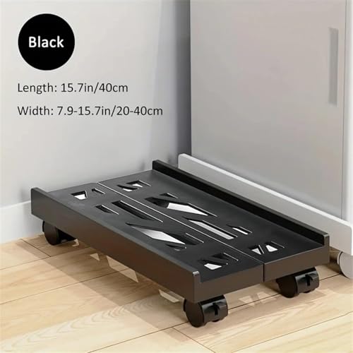 Soporte Móvil para Torre de PC con ruedas, altura ajustable y diseño moderno miniatura 4