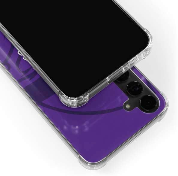 Skinit Clear Phone Case Compatible with Galaxy S24 Plus - Officially Licensed NFL Minnesota Vikings Double Vision Design