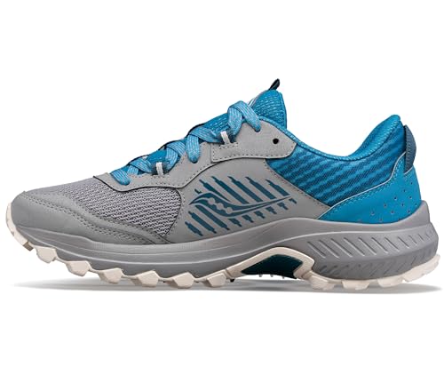 Saucony Women's Excursion Tr15 Trail Running Shoe, Allow/Topaz 9 Wide US