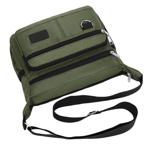 Qkbuza Cruza la bolsa para hombres, cruza la bolsa de hombro hombres - Mochila de impermeable de hombro de bolsillo múltiple - Paquete de cofres multipropósito portador práctico para viajes cortos,