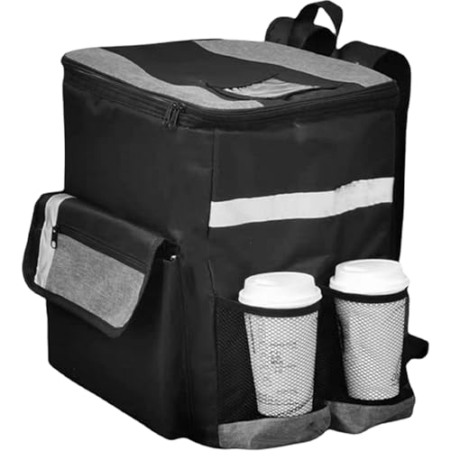 Sac à dos isotherme étanche pour livraison de repas chaud sans risque de reversement