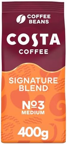 Costa Coffee Beans Signature Blend, 400 g (Pack of 5)