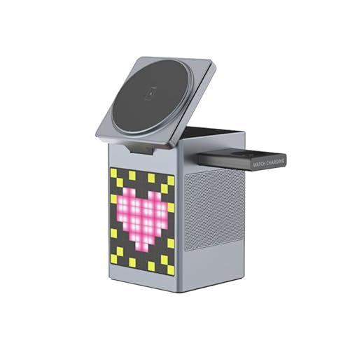 6-in-1 @\ BluetoothXs[J[ ڊo܂v CX[d dbz_[ rvX^h }Olbg (O[) [sAi]