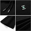 AIYINO Mens Fashion Athletic Hoodies Sport Sweatshirt Solid Color Fleece Pullover 3XL Black #4