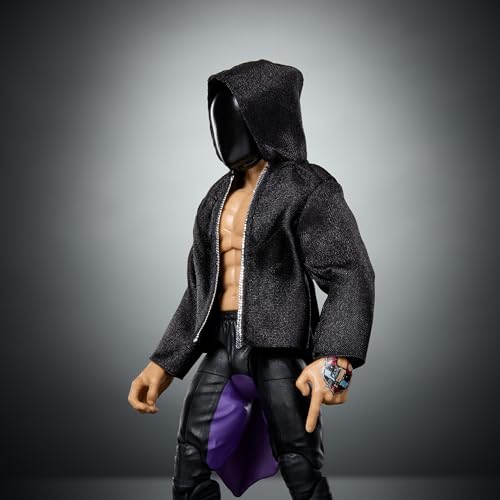 Mattel WWE Elite Action Figure & Accessories, Series #107 Finn Balor 6-inch Collectible with 25 Articulation Points & Swappable Hands