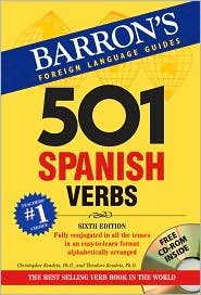 501 Spanish Verbs 6th (sixth) edition Text Only B004QS6G7I Book Cover