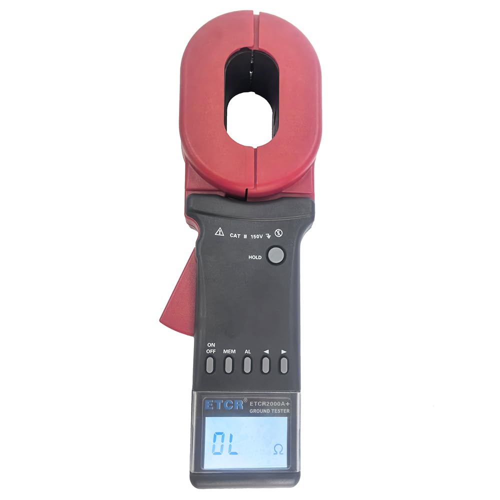 ZOEYEC 200? Ground Tester Clamp Earth Resistance Tester Meter ETCR2000A+