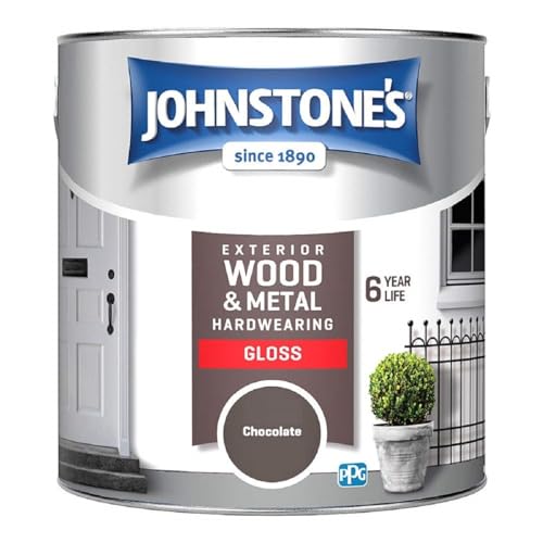 Johnstone's Exterior Hardwearing Gloss - Chocolate 2.5L