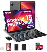 DOOGEE 2025 Newest Android 15 Tablets, U11 11 Inch Tablet,16GB+